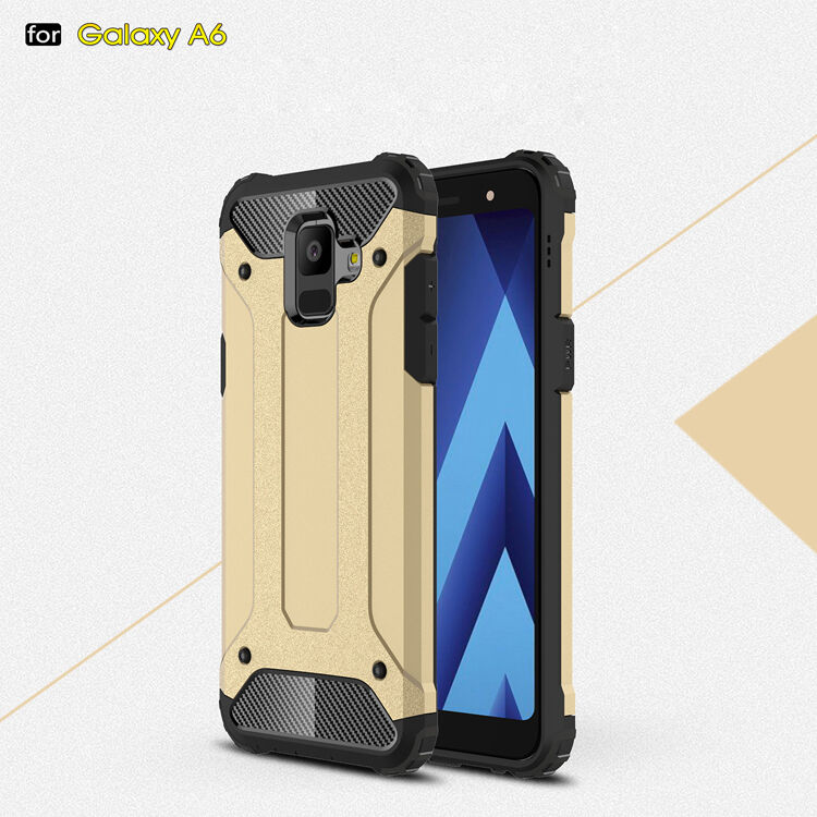 Carcasă super rezistentă Armor, pentru Samsung Galaxy A6 (2018) - auriu