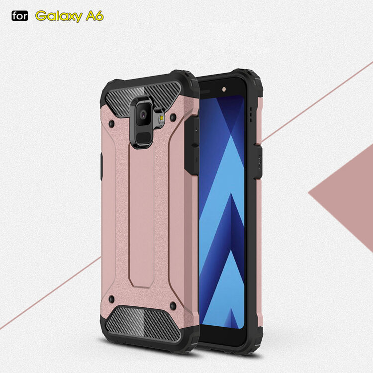 Carcasă super rezistentă Armor, pentru Samsung Galaxy A6 (2018) - auriu