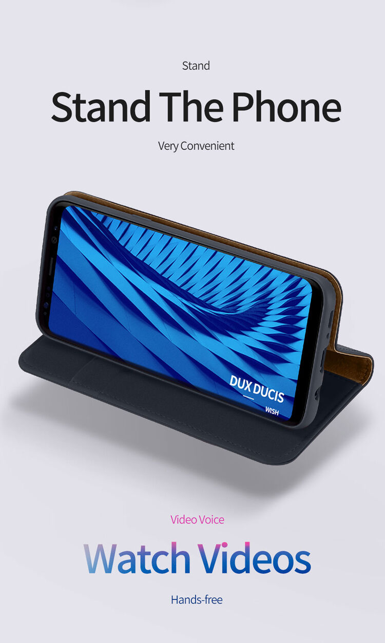 Husă flip Dux Ducis Wish, pentru Samsung Galaxy S8 Plus - negru