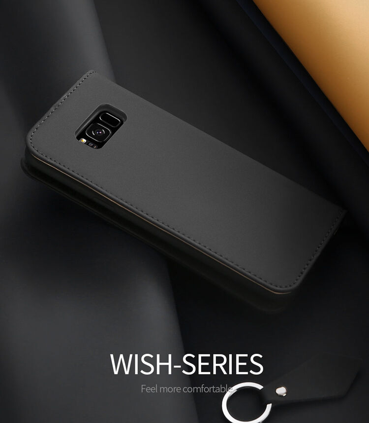 Husă flip Dux Ducis Wish, pentru Samsung Galaxy S8 Plus - negru