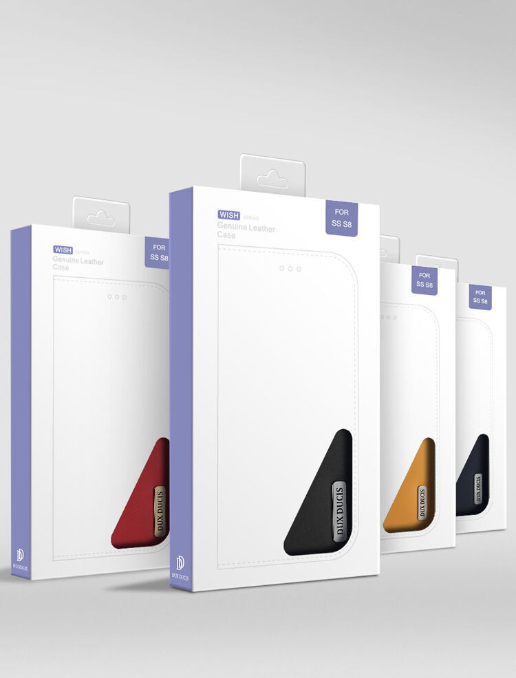 Husă flip Dux Ducis Wish, pentru Samsung Galaxy S8 - roșu Husă flip Dux Ducis Wish, pentru Samsung Galaxy S8 - roșu