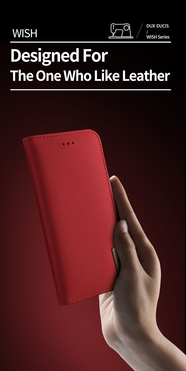 Husă flip Dux Ducis Wish, pentru Samsung Galaxy S8 - negru