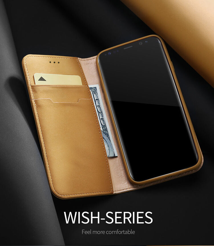 Husă flip Dux Ducis Wish, pentru Samsung Galaxy S8 - negru