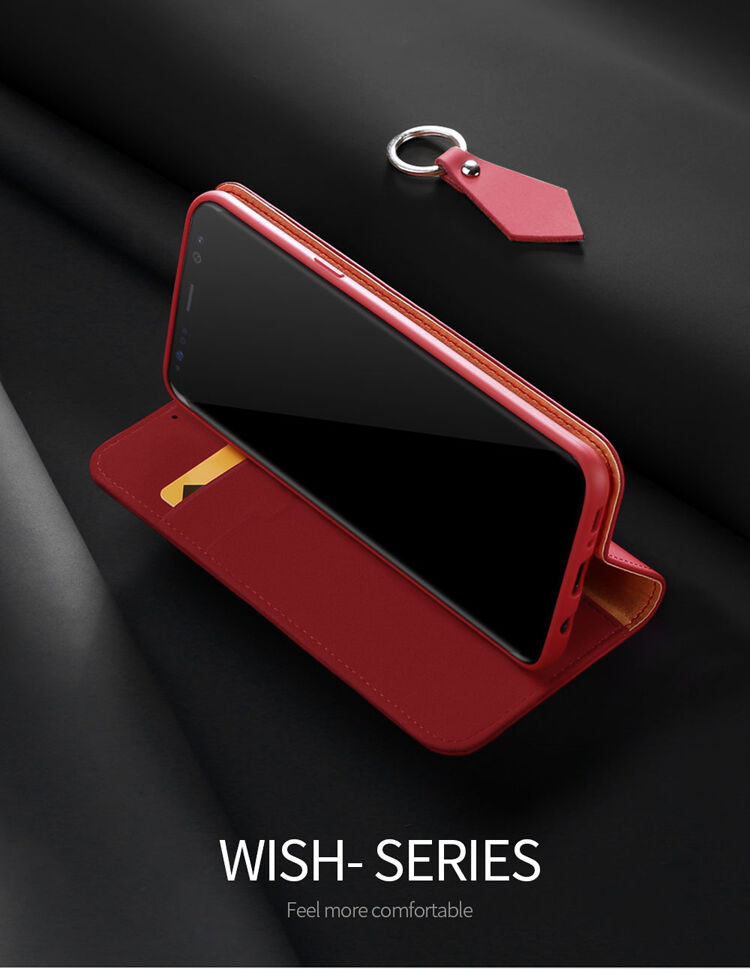 Husă flip Dux Ducis Wish, pentru Samsung Galaxy S8 - negru