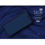 Husă flip Dux Ducis Skin Pro, pentru Samsung Galaxy A6 Plus (2018) - albastru închis