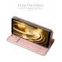 Husă flip Dux Ducis Skin Pro, pentru Samsung Galaxy A6 Plus (2018) - roz-auriu