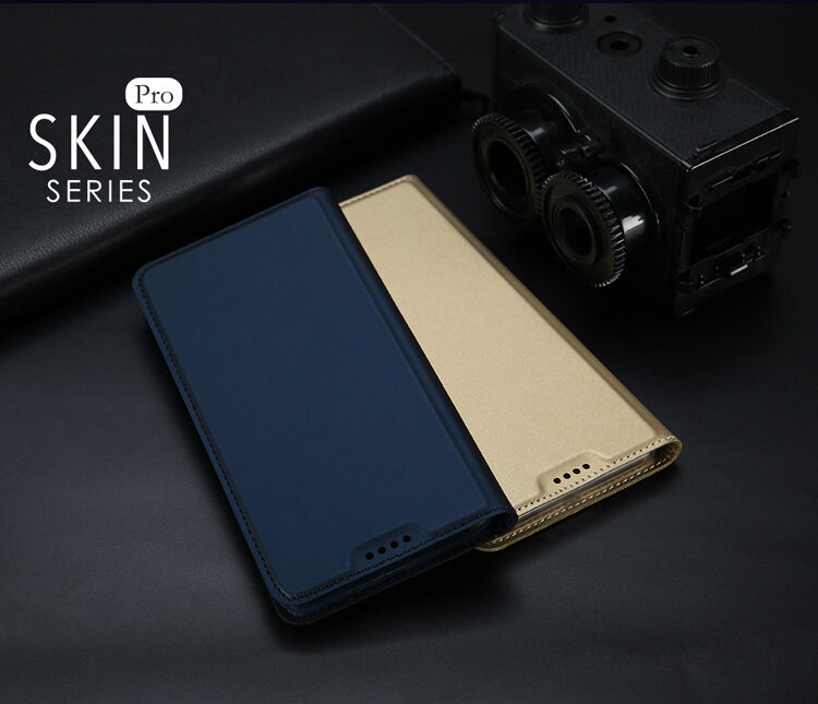 Husă flip Dux Ducis Skin Pro, pentru Samsung Galaxy A6 Plus (2018) - gri