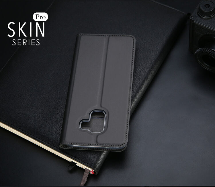 Husă flip Dux Ducis Skin Pro, pentru Samsung Galaxy A6 (2018) - gri