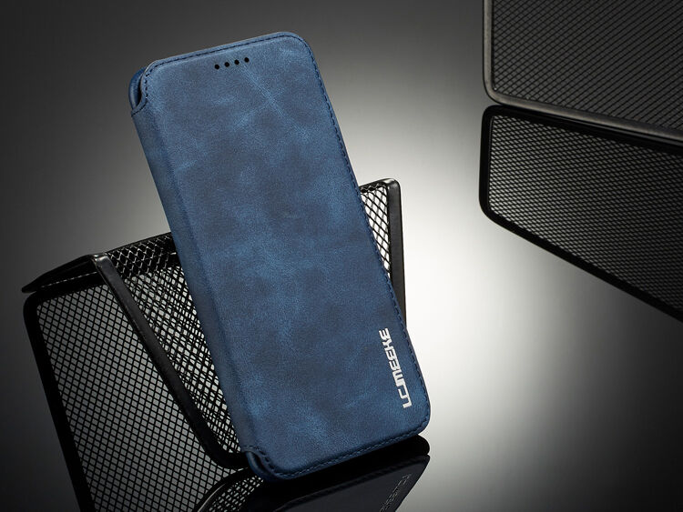 Husă flip LC.Imeeke, din piele, pentru Samsung Galaxy S9 - roșu