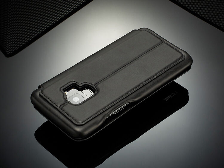 Husă flip LC.Imeeke, din piele, pentru Samsung Galaxy S9 - roșu