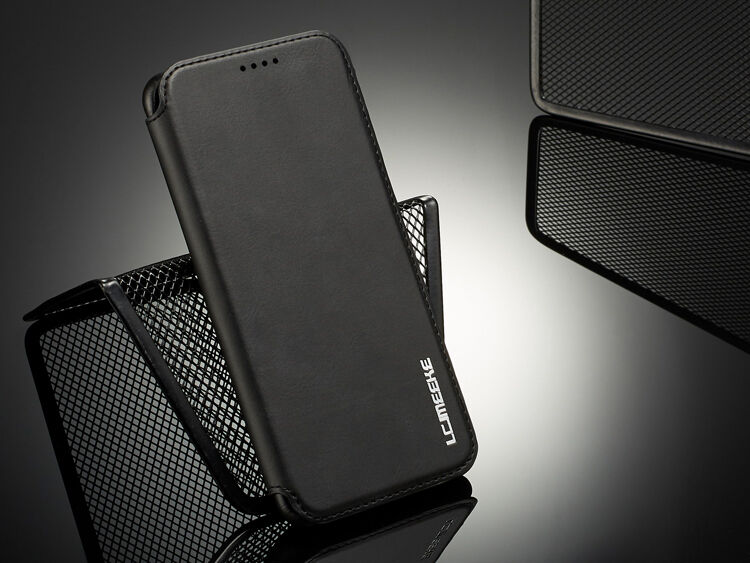Husă flip LC.Imeeke, pentru Samsung Galaxy S9 Plus - maro