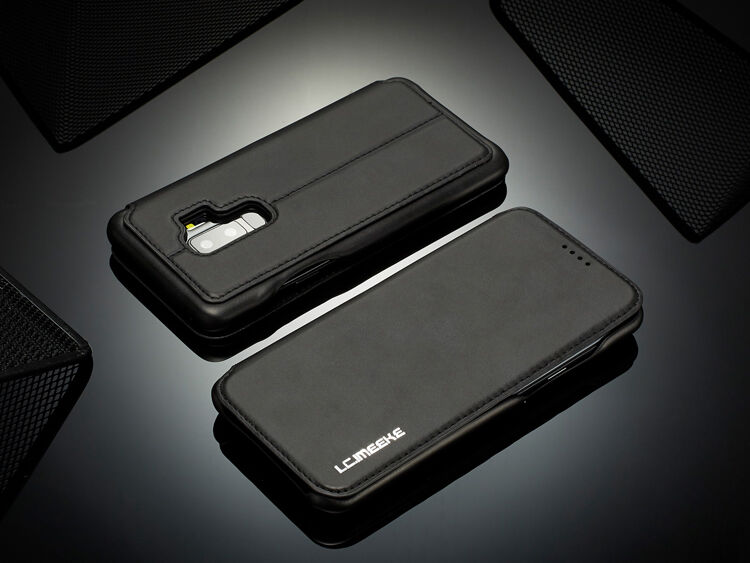 Husă flip LC.Imeeke, pentru Samsung Galaxy S9 Plus - maro