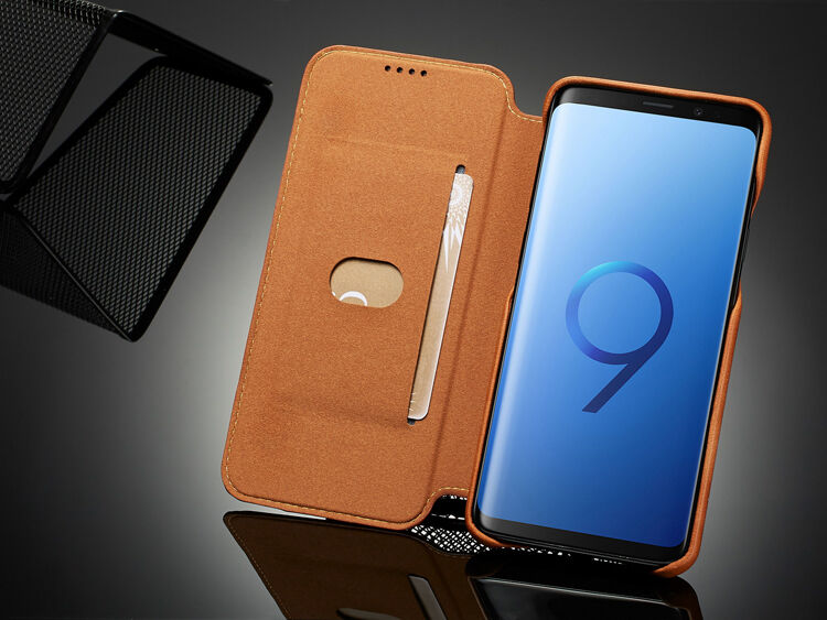 Husă flip LC.Imeeke, pentru Samsung Galaxy S9 Plus - roșu