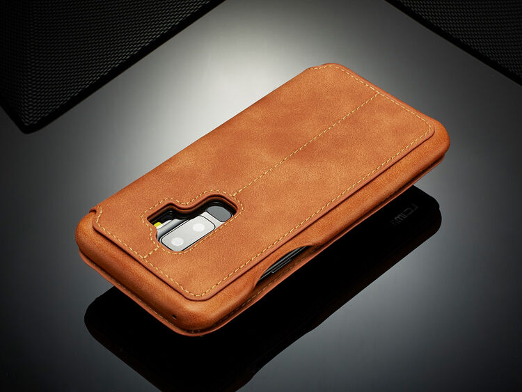 Husă flip LC.Imeeke, pentru Samsung Galaxy S9 Plus - roșu
