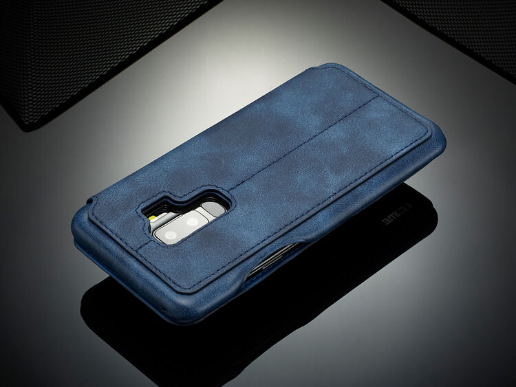 Husă flip LC.Imeeke, pentru Samsung Galaxy S9 Plus - roșu