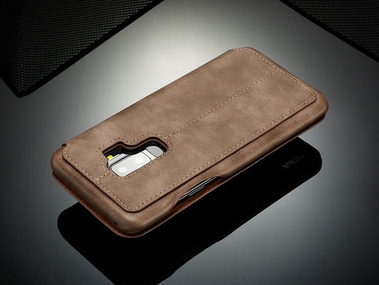 Husă flip LC.Imeeke, pentru Samsung Galaxy S9 Plus - roșu
