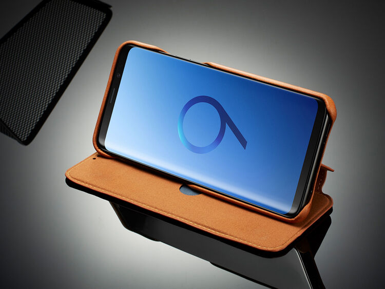 Husă flip LC.Imeeke, pentru Samsung Galaxy S9 Plus - roșu