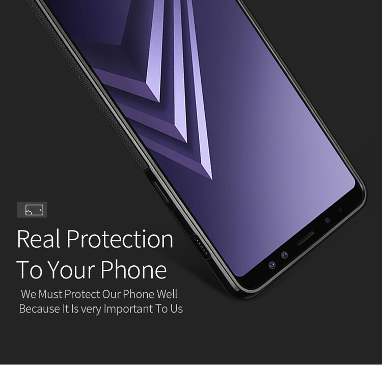 Husă din piele Dux Ducis Pocard, pentru Samsung Galaxy A8 Plus (2018) - roșu