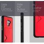 Husă din piele Dux Ducis Pocard, pentru Samsung Galaxy A8 Plus (2018) - roșu