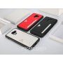 Husă din piele Dux Ducis Pocard, pentru Samsung Galaxy A8 (2018) - roșu