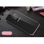 Carcasă transparentă Sulada, din plastic, cu ramă, pentru Samsung Galaxy S9 - argintiu