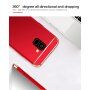 Carcasă Mofi din plastic pentru Samsung Galaxy A8 Plus (2018) - roz-auriu