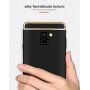 Carcasă Mofi din plastic pentru Samsung Galaxy A8 Plus (2018) - roz-auriu