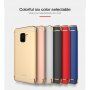 Carcasă Mofi din plastic pentru Samsung Galaxy A8 Plus (2018) - roz-auriu