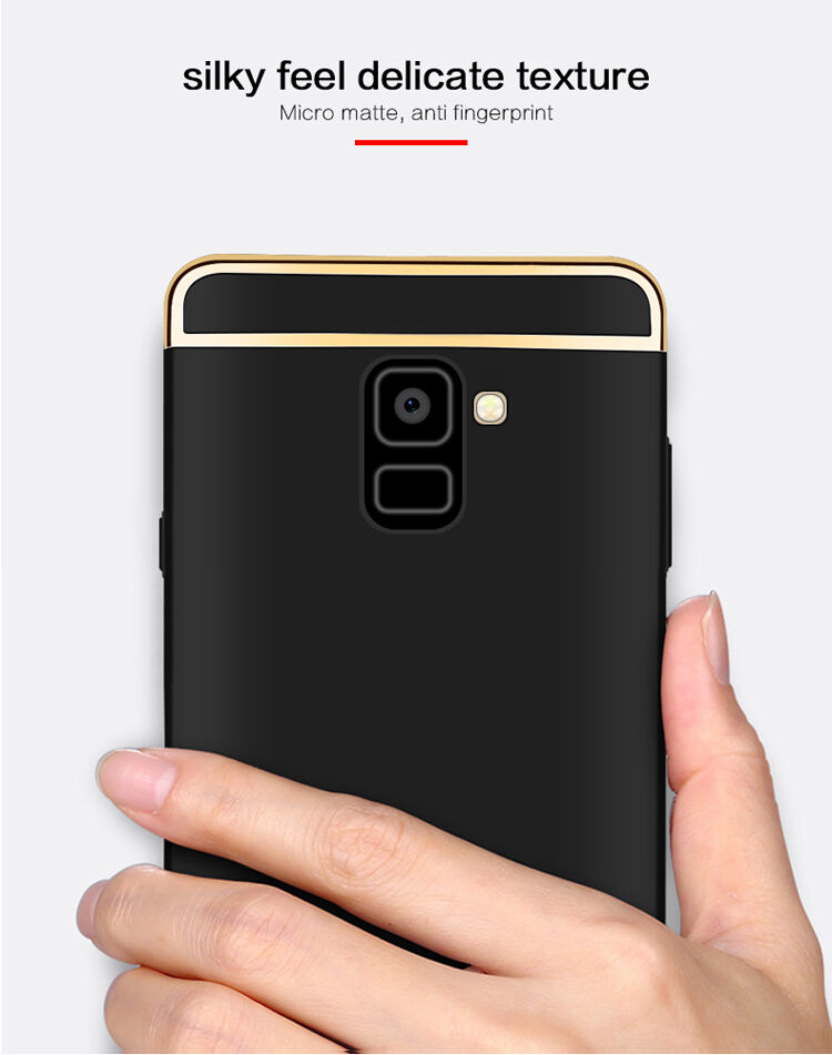 Carcasă Mofi din plastic pentru Samsung Galaxy A8 (2018) - auriu