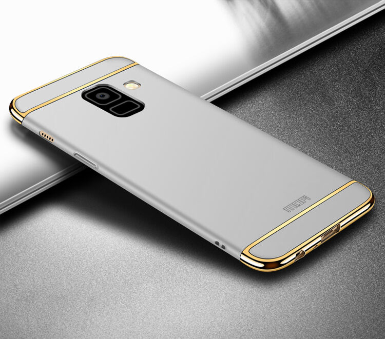Carcasă Mofi din plastic pentru Samsung Galaxy A8 (2018) - negru Carcasă Mofi din plastic pentru Samsung Galaxy A8 (2018) - negru