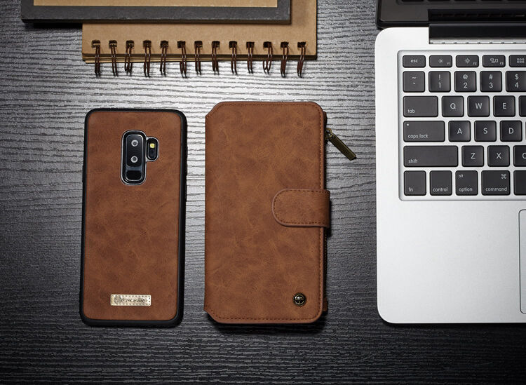 Carcasă tip portofel Caseme, pentru Samsung Galaxy S9 Plus - negru