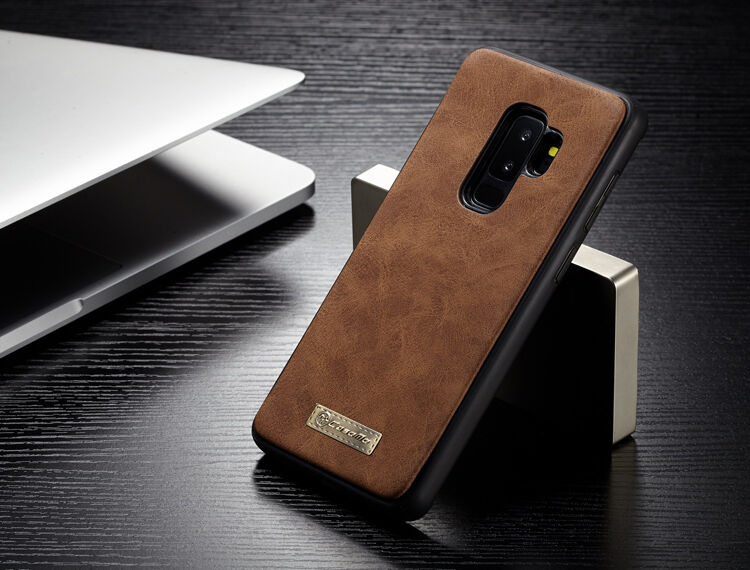 Carcasă tip portofel Caseme, pentru Samsung Galaxy S9 Plus - negru