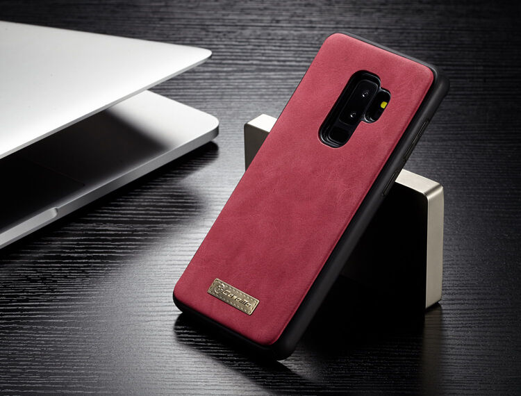Carcasă tip portofel Caseme, pentru Samsung Galaxy S9 Plus - negru