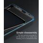 Carcasă transparentă Baseus Glitter, cu ramă, pentru Samsung Galaxy S9 Plus - auriu