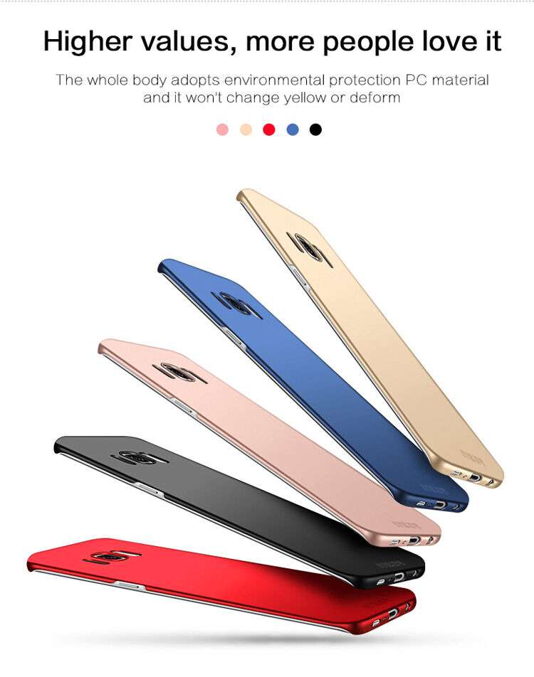 Carcasă Mofi Frosted, din plastic, pentru Samsung Galaxy S8 - roz-auriu