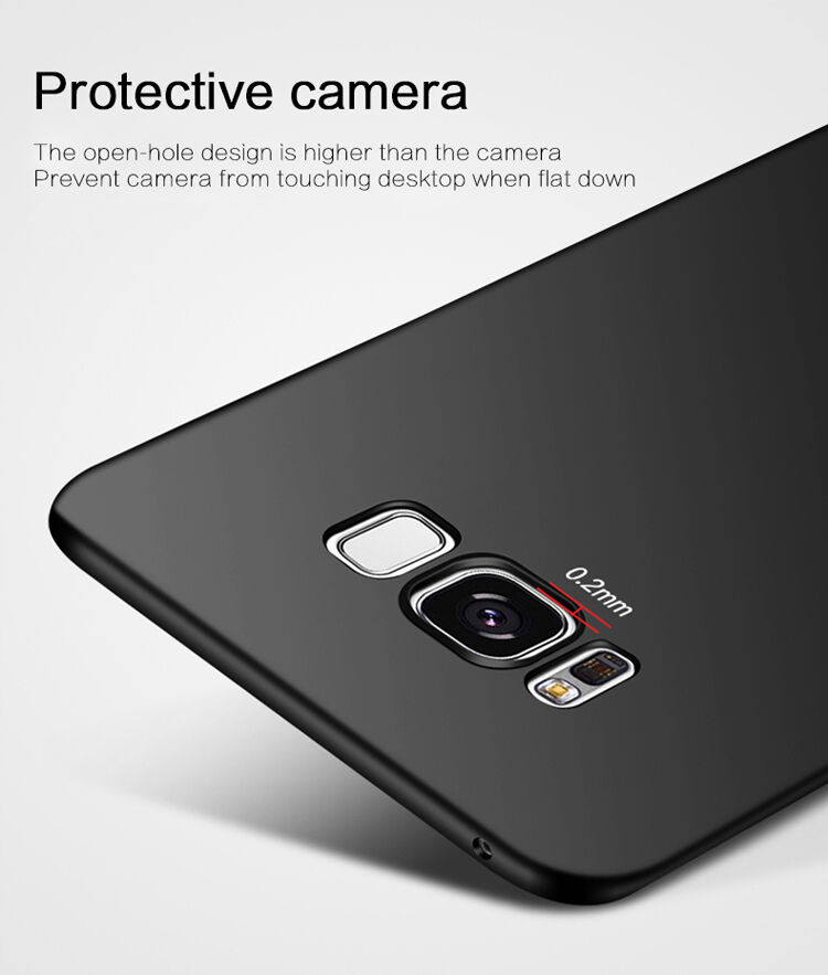 Carcasă Mofi Frosted, din plastic, pentru Samsung Galaxy S8 - roz-auriu