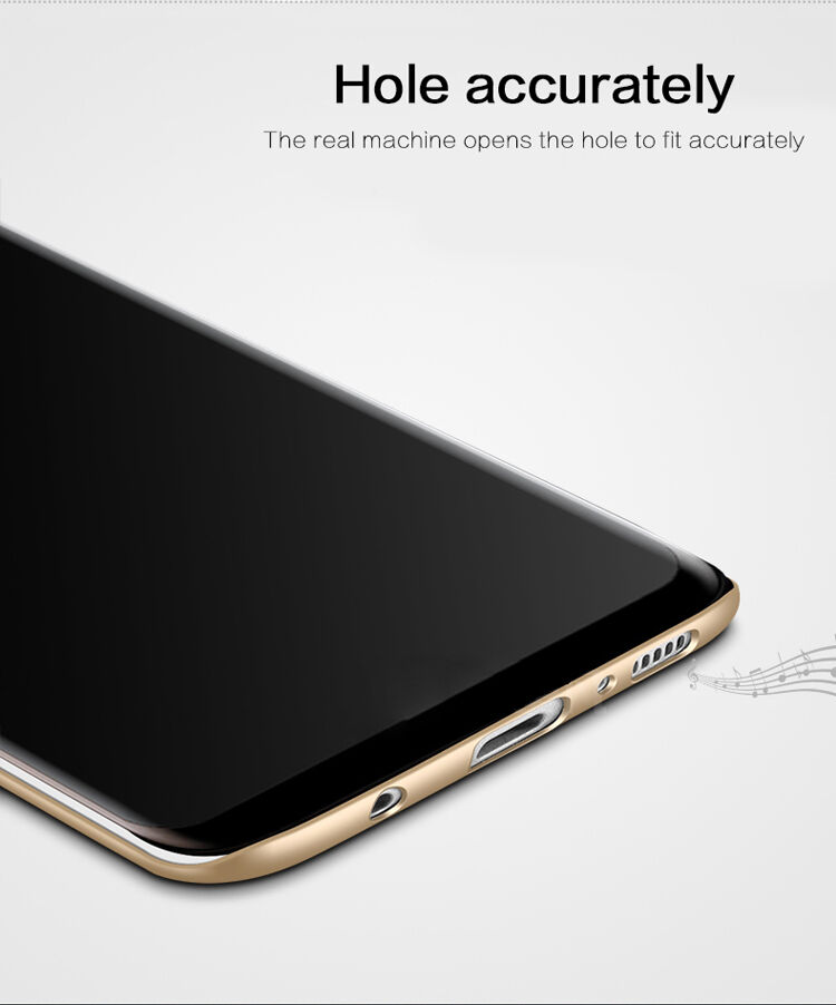 Carcasă Mofi Frosted, din plastic, pentru Samsung Galaxy S8 - roz-auriu