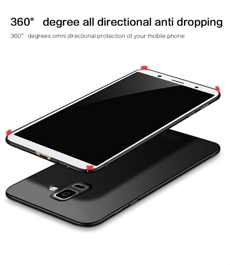 Carcasă Mofi Shield, din plastic, pentru Samsung Galaxy A8 (2018) - negru