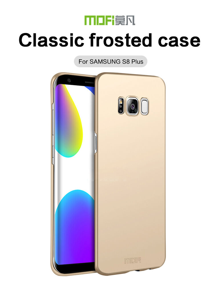 Carcasă Mofi Frosted, din plastic, pentru Samsung Galaxy S8 Plus - roz-auriu
