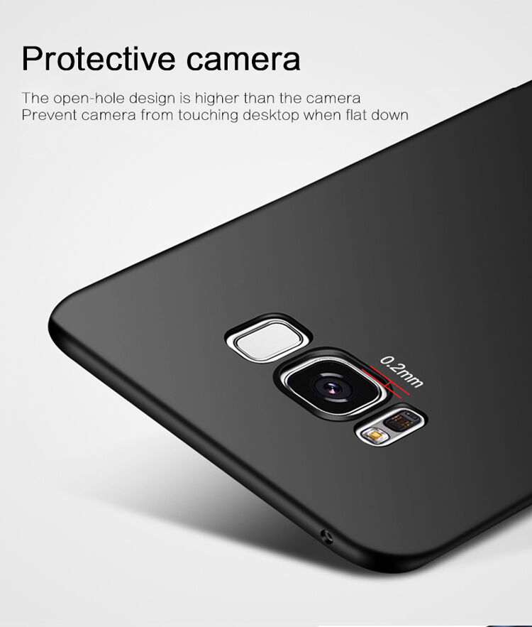 Carcasă Mofi Frosted, din plastic, pentru Samsung Galaxy S8 Plus - roz-auriu