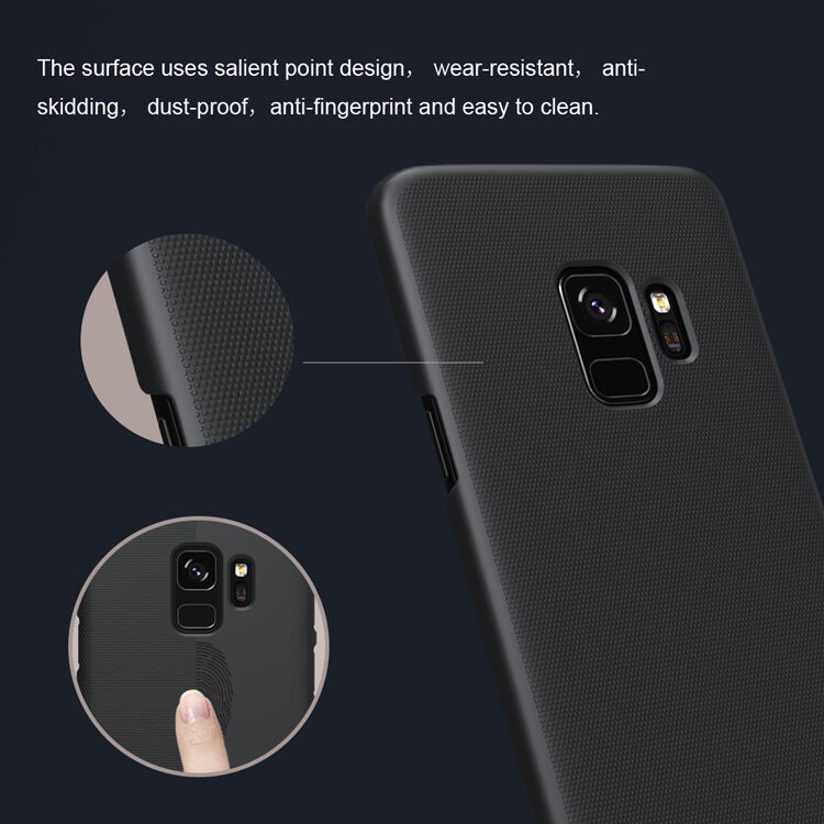 Carcasă Nillkin Super Frosted pentru Samsung Galaxy S9 - negru