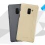 Husă flip Nillkin Sparkle, pentru Samsung Galaxy A8 (2018) - auriu