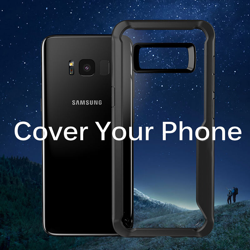 Carcasă din plastic rezistentă la șoc, pentru Samsung Galaxy S8 Plus - gri