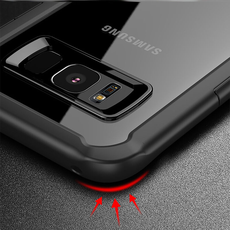 Carcasă din plastic rezistentă la șoc, pentru Samsung Galaxy S8 Plus - gri