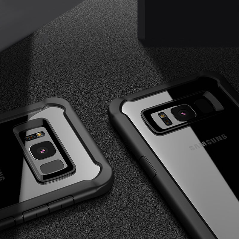 Carcasă din plastic rezistentă la șoc, pentru Samsung Galaxy S8 Plus - gri Carcasă din plastic rezistentă la șoc, pentru Samsung Galaxy S8 Plus - gri