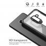 Carcasă din plastic rezistentă la șoc, pentru Samsung Galaxy A8 Plus (2018) - roșu