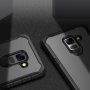 Carcasă din plastic rezistentă la șoc, pentru Samsung Galaxy A8 Plus (2018) - roșu