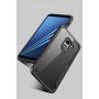 Carcasă din plastic rezistentă la șoc, pentru Samsung Galaxy A8 Plus (2018) - gri