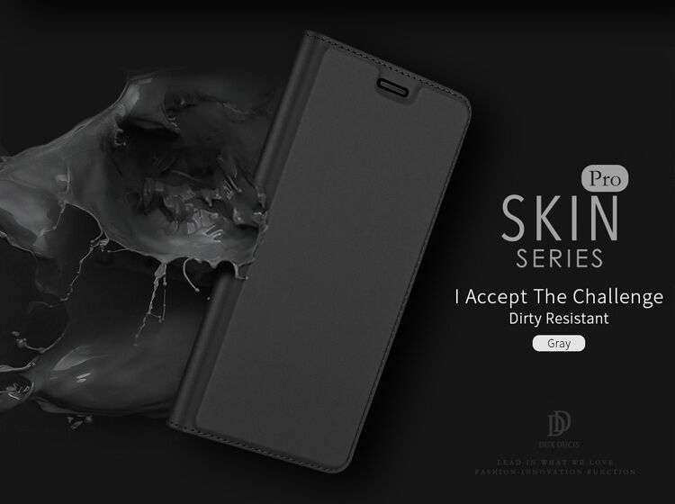 Husă flip Dux Ducis Skin Pro, pentru Samsung Galaxy S9 Plus - albastru închis