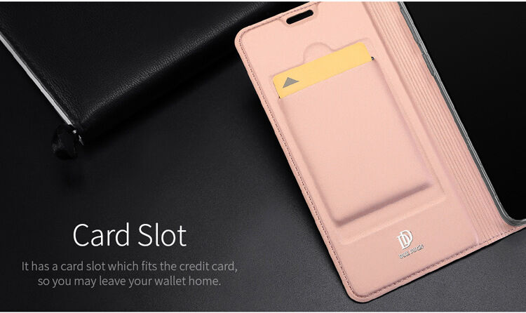 Husă flip Dux Ducis Skin Pro, pentru Samsung Galaxy S9 - albastru închis